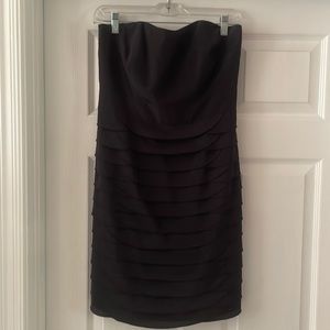 Black strapless dress size small